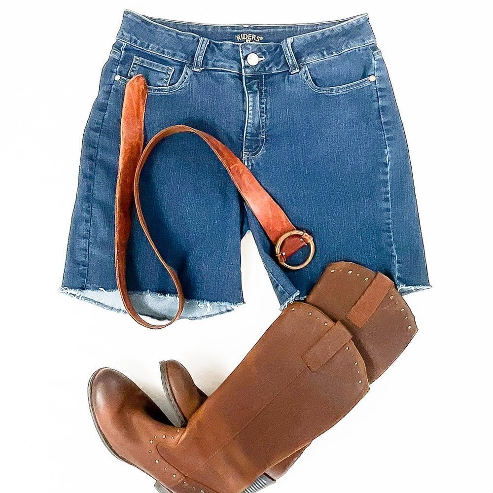 Rider Cutoff Jean Shorts, Size: 12